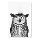 Tableaux Hibou amusant avec café - Korenkova - Alu-Dibond