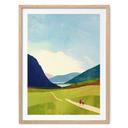 Poster Zomerwandeling bij het bergmeer - Rivers