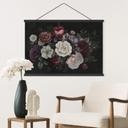 Textielposter Bloemenstilleven in Redouté-stijl - Bloomery Decor