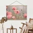 Textielposter Poppy Flower Romance - Delgado