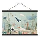 Kinderkamer Textielposter Zeedieren diep in de oceaan - Oliver Robins