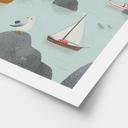 Poster Maritiem Kustmotief met Vuurtoren - Oliver Robins