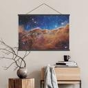 Textielposter - Carina Nebula - James Webb Telescope