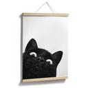 Poster Rolig svart katt - Korenkova