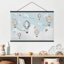 Kinderkamer Textielposter Ballonnenbonanza - Oliver Robins
