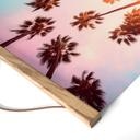 Textielposter California Dreaming met uitzicht op palmbomen - Hugonnard