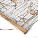 Kinderkamer Textielposter Avontuur met bosdieren - Kvilis