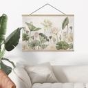 Textielposter Waterlelie-idylle in pastel - Sir Edward
