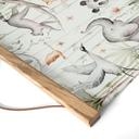 Kinderkamer Textielposter Aziatische dieren in het bamboebos - Kvilis