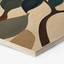 Esagono Insegna in Legno Emil's Garden - Foglie Botaniche - Sir Edward x Grigory Gladarev