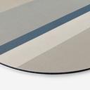 Quadro da parete Agnes Balance - Strisce orizzontali - Sir Edward x Grigory Gladarev - Alu-Dibond rotondo