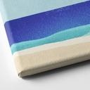Canvas schilderij Vakantiestrand met palmboom - Rivers
