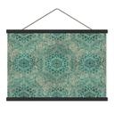 Textielposter Mandala Boho Goud-Turquoise - Bloomery Decor