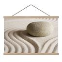 Textielposter Stone in Sand 1