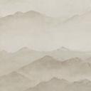 Fotobehang Roerich Peaks - Beige Berglandschap - Sir Edward x Grigory Gladarev