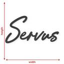 MDF Holzbuchstaben Servus - 29x15 cm