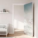 Lámina adhesiva para puerta Nubes Tranquilas - Oliver Robins