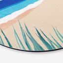 Wanddecoratie Oostzee met duingras - Rivers - Alu-Dibond Rond