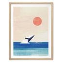 Poster Walvis in de zee - Rivers
