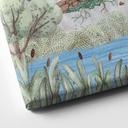 Canvas Schilderij Dierenuitstapje in de Natuur - Oliver Robins