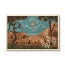 Houten Wanddecoratie Spiritueel Dierenrijk in de Nacht - Oliver Robins