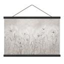 Textielposter Wildbloemenweide met vlinders - Ms Tiff