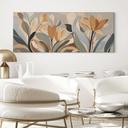 Stampa su Tela Emil's Bloom - Fiori Astratti - Sir Edward x Grigory Gladarev - Panorama