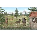 Fotomural Habitación Infantil Cercado de Caballos en el Parque Natural - Oliver Robins