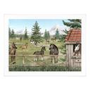Poster Paardenwei in het Natuurpark - Oliver Robins