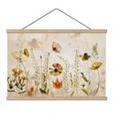 Textielposter Wilde weidebloemen in zonlicht - Talen