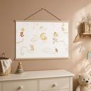 Kinderkamer Textielposter Zoete dromen wit - Oliver Robins