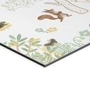 Wanddecoratie Vrolijk Bosleven met Dieren - Oliver Robins - Alu-Dibond