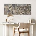 Quadro su Tela Lunar Drift - Figure Astratte - Sir Edward x Grigory Gladarev - Panorama