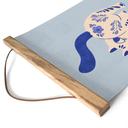 Stampa su tessuto Gatto in Porcellana Blu di Delft - Cantwell - Quadrato