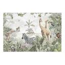 Textielposter Jungledieren op een grote safari - Ms Tiff