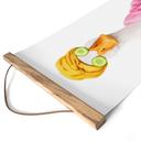 Textil poster Rolig Wellness-anka med gurkmask - Korenkova