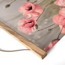 Textielposter Poppy Flower Romance - Delgado