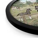Poster Paardenwei in het Natuurpark - Oliver Robins - Rond