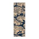 Textielposter Dierensilhouetten in het Noordse Bos - Oliver Robins - Panorama