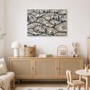Houten Wanddecoratie Dierensilhouetten in het Noordse Bos - Oliver Robins