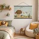 Textielposter Muizentuin - Loske
