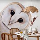 Papier peint photo Chouette effraie curieuse - Korenkova
