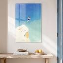 Tableau en verre Plongeon dans la mer - Rivers
