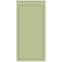 Wandpanelen Wandbekleding pistache met kader