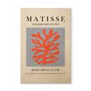 Houten Wanddecoratie Abstract koraal in Matisse-stijl - Costa