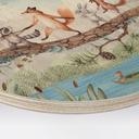 Houten Wanddecoratie Dierenuitstapje in de Natuur - Oliver Robins - Rond