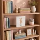 Holzbild zum Hinstellen - Hase mit Mutmachspruch 'Ich gehöre dazu'