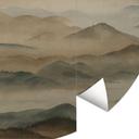 Fotobehang Roerich Valley - Aards Berglandschap - Sir Edward x Grigory Gladarev - Rond