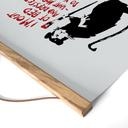 Textielposter - Out Of Bed - Banksy