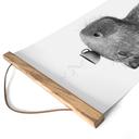 Affiche textile Capybara Matin Café - Korenkova